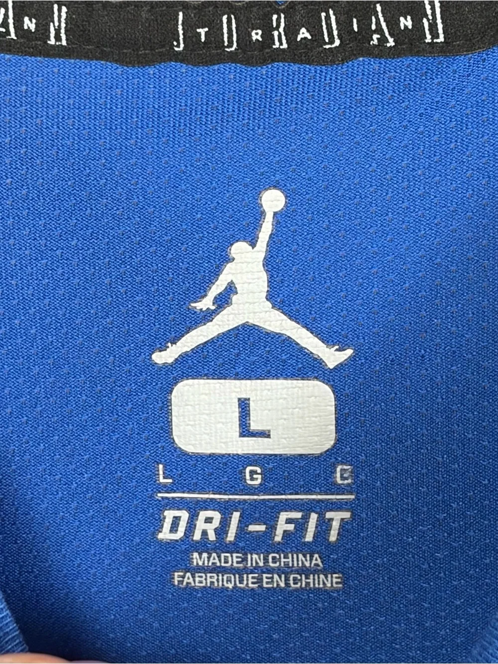 Jordan Florida Gators Dri-Fit Tee with Logo & Orange Jumpman Royal Blue Large